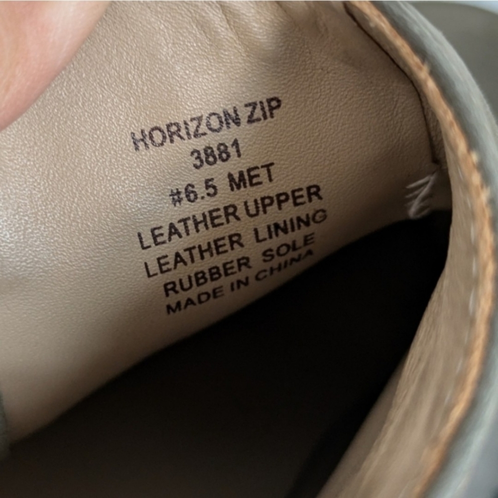 ABEO Horizon Zip Metatarsal Olive Heeled Bootie Boot Fall 6.5 - Picture 6 of 7